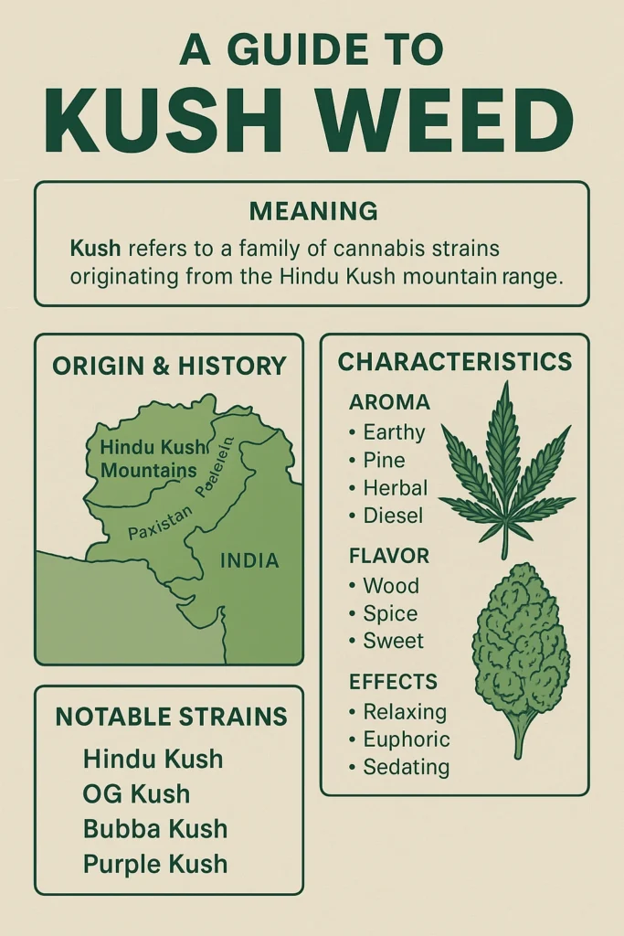 kush weed guide chart