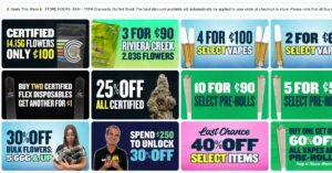 different deals offered at bloom ohio dispensaries