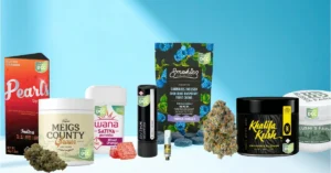 variety of different ohio marijuana products like flower, edibled and vapes.