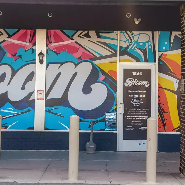 bloom south columbus cannabis dispensary storefront