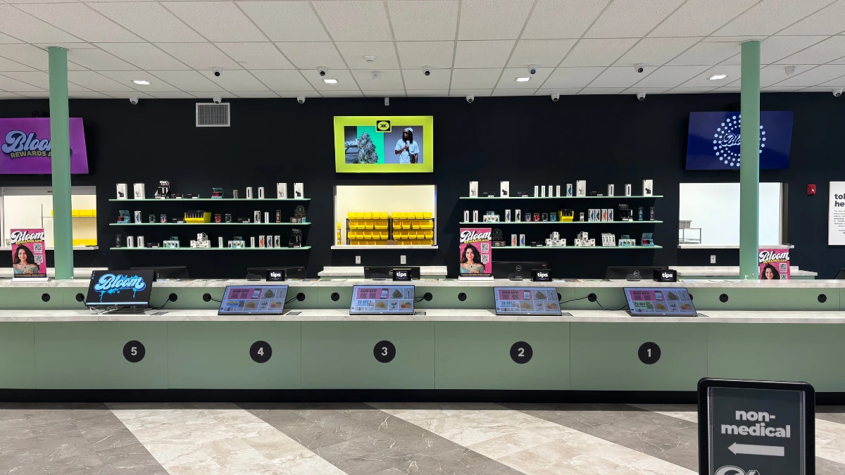 Bloom Massillon cannabis dispensary in Stark County, Ohio interior
