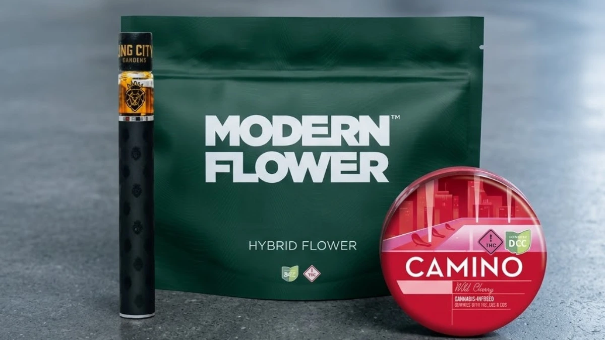 Cannabis products stored indoors away from heat and direct sunlight.